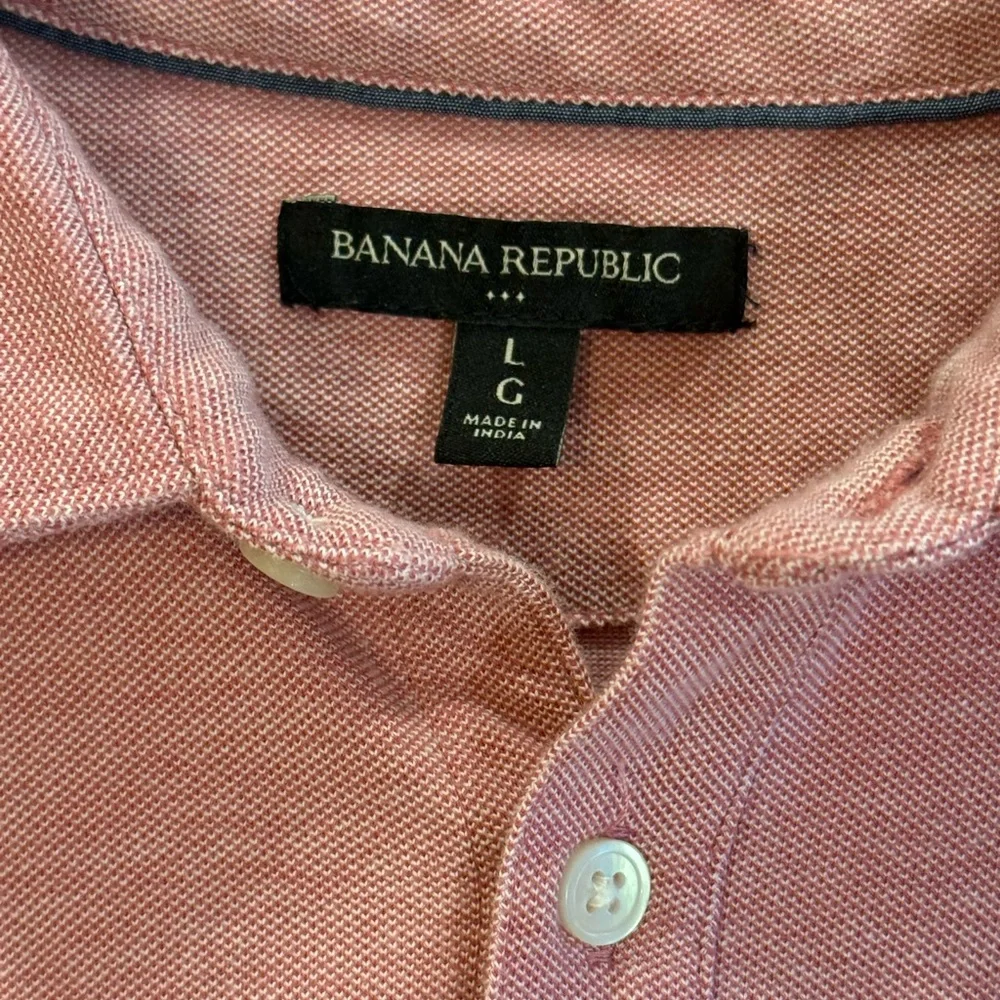 Banana Republic Dusty Rose Polo Shirt